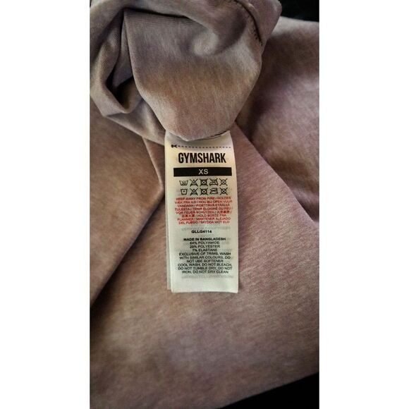 Gymshark GLLG4114 Women Sz XS Light Purple Heather Adapt Marl Seamless Leggings - Picture 8 of 8